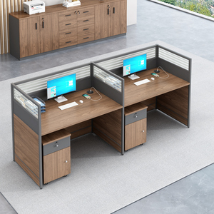 Hiện đại Modular bàn văn phòng bàn làm việc <span class=keywords><strong>cubicle</strong></span> Modular 4 6 chỗ ngồi người Bàn Mở nhân viên Máy Trạm cho nội thất văn phòng - Product Image 2