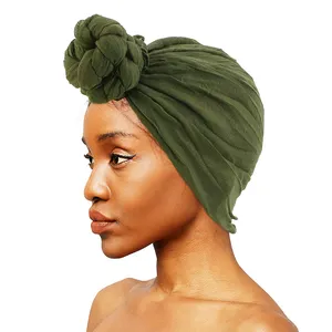 2022 New Ruffle Arrival Head Wrap Scarf Stretch Turban for Women Long Hair Scarf Wrap Soft Head Band Tie Head Wraps