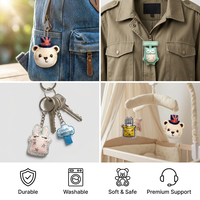 Parches de Tela Acolchados Suaves y Ecológicos con Diseño 3D para Ropa Infantil, Decoración de Sombreros y Prendas de Bebé