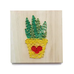 Handicrafts Products Wood Crafts String Art