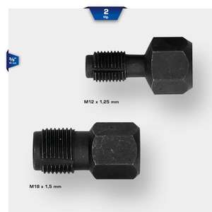 BRILLIANT <b>TOOLS</b> - BT601040 Repair <b>tool</b> for Lambda probe <b>thread</b> M18 x 1.5 mm and M12 x 1.25 mm (2 pcs.) EXHAUST - Product Image 2