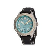 Montre de plongée sportive automatique mécanique de luxe en acier inoxydable avec cadran personnalisé OEM, verre saphir et indicateur de réserve de marche de 20 mm