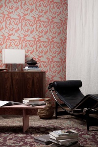 Ensemble de table basse moderne de luxe en marbre Mobilier de salon Table Table basse Banc fabriqué à la main en <span class=keywords><strong>travertin</strong></span> <span class=keywords><strong>rouge</strong></span> aiguisé - Product Image 6