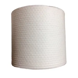 Factory Absorbent Cotton Baby Diaper Parallel Spunbond Spunlace Nonwoven Fabric Roll for Wet Wipes