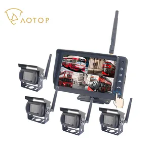 HD Wireless DVR Rückfahr kamera Monitor Rückfahr kamera 7 Zoll Wireless Truck Monitor Drahtloser Rückfahr monitor für LKW