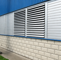 Système de ventilation mural vertical moderne Windowmate, décoration de façade, pare-soleil extérieur réglable en alliage d'aluminium
