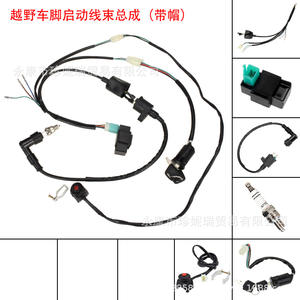 Zhen Nirui Off-road Motorcycle Kick Start <b>Wiring</b> Harness <b>Assembly</b> With Cap Universal 50-125cc Plastic Black - Product Image 4
