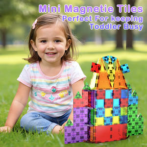 ชุดของเล่นแม่เหล็กขนาดเล็กพร้อมกล่องเหล็กชุดของเล่นแม่เหล็กเพื่อการศึกษาแบบพกพาของขวัญสำหรับเด็กวัยหัดเดินชุดก่อสร้างแม่เหล็ก - Product Image 3