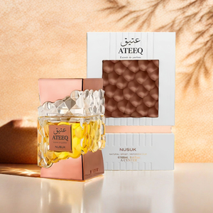 น้ำหอมแบรนด์ดัง Arab <span class=keywords><strong>NUSUK</strong></span> ATEEQ Extrait De <span class=keywords><strong>Parfum</strong></span> 100 มล. ขวดทรงรังผึ้งสุดหรู กลิ่นหอมแบบอาหรับตะวันออก น้ำหอมสำหรับทุกเพศ - Product Image 6