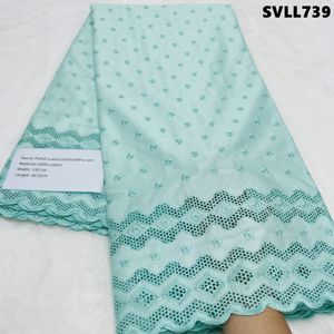 Tissu en dentelle brodé 100 % coton de qualité supérieure, style jacquard tissé, style Sénégal, couleur blanche, pour costumes <span class=keywords><strong>homme</strong></span>/femme - Product Image 4