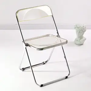 Artworld 표시 투명 쌓을 수있는 투명 수지 Chiavari 의자 흰색 플라스틱 아크릴 웨딩 의자 피닉스 나폴레옹 의자