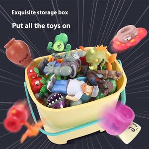 Genuine piante di plastica vs zombie modello giocattolo contenitore sgabello completo per bambini lanciabile regalo per bambini - Product Image 2