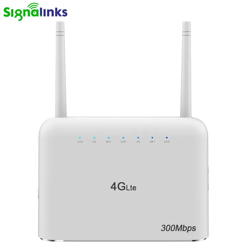 [Pronto per la spedizione] Signalinks nuovissimo Modem all'ingrosso B2B 2.4Ghz 5Dbi Antenna Router Mobile 4G Wifi Sim Card
