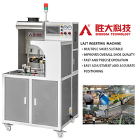 Machine pneumatique SHENGDA pour l'insertion de lacets et le ramollissement des empeignes de chaussures