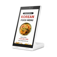 Kiosque numérique d'intérieur ultra-fin, petit écran interactif LCD, lecteur publicitaire Android, portable, avec SIM et WiFi