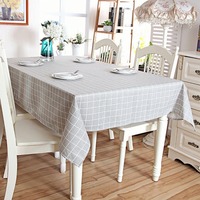 Nouvelle housse de table rectangulaire en coton et lin, style moderne, écologique, personnalisable, pour mariage, fête, banquet