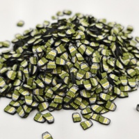 1kg/Sac Nouvelle Arrivée Tranches de Pâte Polymère Série Boissons Bière Haute Définition pour DIY, Colle Crème, Nail Art, Artisanat, Vente en Gros