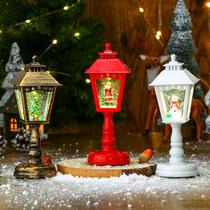 New Christmas decorative <b>lantern</b> with light and music, night light, creative ornament, Christmas gift. - Product Image 1