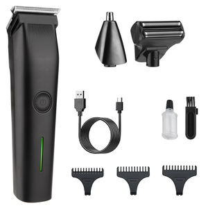 Nueva Máquina de Cortar Pelo <span class=keywords><strong>El</strong></span>éctrica Profesional Multifuncional 3 en 1 para Hombre, Recortadora de Barba, Afeitadora de Nariz - Product Image 1
