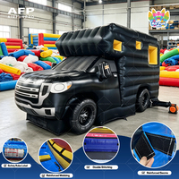 Camion gonflable personnalisé AFP pour la publicité extérieure, modèle de voiture gonflable en PVC, véhicule tout-terrain gonflable géant pour la décoration d'événements