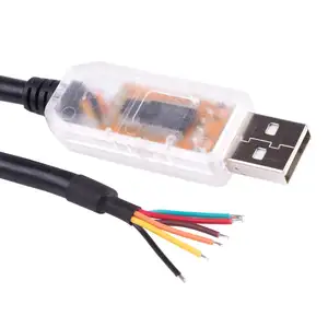 USB to RS485 Level Serial UART Converter Cable FTDI Chipset 6 Way Wire End Stripped Cable USB RS485