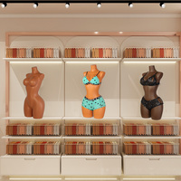 Mannequin Femme Demi Corps Fibre de Verre Vêtements Mannequin Grande Taille Gros Sous-Vêtements Mannequin Femme