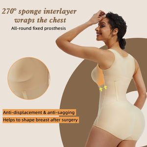 Faja de compresión colombiana de una pieza Para Mujer, ropa moldeadora de escenario 1, Para liposucción Colombianas, postcirugía con sujetador - Product Image 5