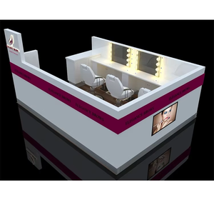 Kiosque de Threading des Sourcils Personnalisable Funroad FR-EW-26, Mobilier de Salon avec Éclairage LED, Fabriqué <span class=keywords><strong>en</strong></span> Chine (Guangdong) - Product Image 2