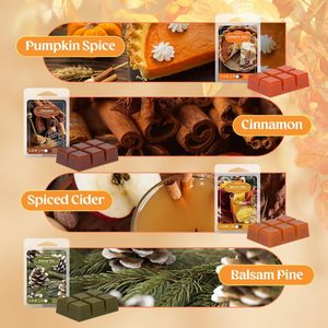 Bloques de Velas Aromáticas de Cera de Soja Hechas <span class=keywords><strong>a</strong></span> Mano, 100% Orgánicas, Coloridas y Personalizadas, Decoración Moderna para el Hogar, Ecológicas, para Acción de Gracias y Navidad - Product Image 4