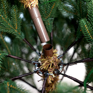 Árbol de Navidad Artificial de PE Puro con Luces LED Blanco Cálido, Decoración Ecológica (Sin Valla) - Product Image 4