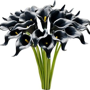 QIMU Handmade Artificial Calla Lily Bouquet with Flexible Iron <strong>Wire</strong> Stems-Valentine's Day DIY <strong>Floral</strong> Arrangement Supplies - Product Image 2