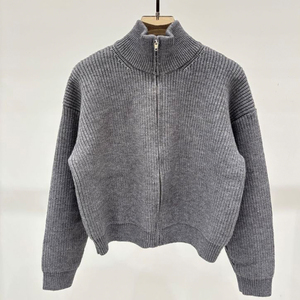 Custom Logo Zipper <strong>Cardigan</strong> Vintage <strong>Men</strong> Zip up <strong>Cardigan</strong> <strong>Zipped</strong> Coat Outfit <strong>Mens</strong> Zipper Jacket - Product Image 5