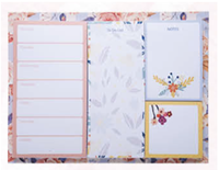 Ensemble personnalisé de notes autocollantes de haute qualité personnalisable Bloc-notes collant écologique pour cadeaux fournitures de bureau