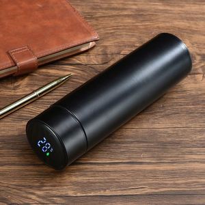 Bouteille isotherme intelligente LED moderne en métal de 500 ml avec logo personnalisé, filtre à eau intégré, pour sublimation, vente en gros - Product Image 6