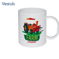 Vesub, vente en gros de haute qualité, 11 oz, qualité A, qualité AA, pour impression par transfert thermique, tasse à café en céramique