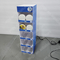 Support d'affichage moderne de luxe à 1 étagère, en acrylique écologique, recyclable, résistant à l'eau et personnalisable pour les sachets de nicotine