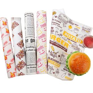 Papel de Hornear Antigrasa de Pulpa de Madera con Recubrimiento Personalizado para Empaque de Comida Rápida: Sándwiches, Hamburguesas, Pan y Pasteles - Product Image 1