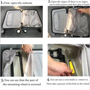 Lagere Prijs Bagagetas Wielonderdelen Duurzaam Stille Bagage Hoekwiel Koffer Caster - Product Image 3