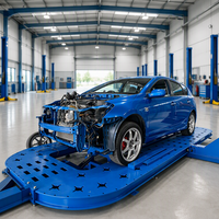 Machine de redressage de châssis automobile pour atelier, équipement de réparation de carrosserie en acier et aluminium