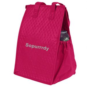 Sac isotherme personnalisé avec logo, imprimé, non tissé, pour courses, sac de transport, sac de rangement alimentaire, sac à lunch thermique - Product Image 4