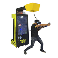 Plateforme de réalité virtuelle vr, machine de jeu d'arcade, 9d, sur pied, dispositif de simulateur