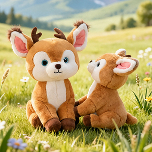 Juguete de Peluche de Ciervo del Bosque al por Mayor, Muñeco de Ciervo de Alta Fidelidad, Decoración <span class=keywords><strong>para</strong></span> Guardería y Regalos Educativos de Vida Silvestre - Product Image 6