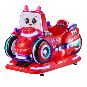 Venta al por mayor Kid Ride Speed <span class=keywords><strong>Rocker</strong></span> Racer Pink Cute <span class=keywords><strong>Kiddie</strong></span> Ride Arcade Simulador operado por monedas Máquina de carreras caliente para niños - Product Image 4