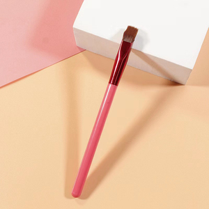 Pinceau de maquillage angulaire carré personnalisé avec logo, pinceau à sourcils angulaire carré, pinceau correcteur lisse en toile - Product Image 3