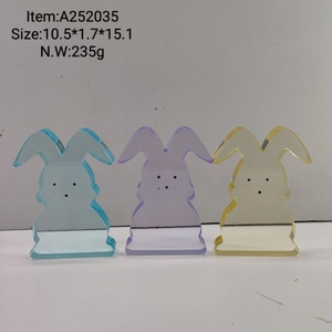 สินค้ามาใหม่ กล่องอะคริลิค 3 มิติ ลายกระต่ายอีสเตอร์ LED สำหรับตกแต่งบ้าน สวยงาม - Product Image 5