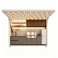 Maison conteneur mobile respirante et résistante aux intempéries, design moderne, garantie 3 ans, pour usage hôtelier extérieur, de forme carrée