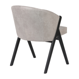 Poltrona Moderna in Camoscio con Struttura in Legno per Arredamento Soggiorno - Product Image 5