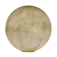 Grande Lampe sur Pied LED en Résine Acrylique au Design Minimaliste Moderne en Forme de Lune, Contrôle par Bouton, Lumière Chaude, Durée de Vie de 90 000 Heures, pour Salon