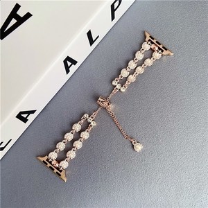 Per <span class=keywords><strong>Apple</strong></span> <span class=keywords><strong>Watch</strong></span> Strap Ultra 2 Ultra 49mm serie 9 8 <span class=keywords><strong>7</strong></span> 45mm 6 5 4 SE SE 44mm 3 2 1 42mm <span class=keywords><strong>cinturino</strong></span> strass perle - Product Image 1
