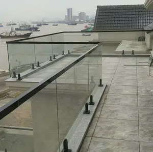 厂家批发钢化夹层游泳池玻璃围栏甲板玻璃栏杆面板